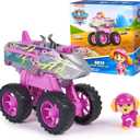 Paw Patrol: Rescue Wheels Skyes Jet, Toy Truck with Transformation into Jet-Mode and Collectible Action Figure, Kids Toys for Boys & Girls Ages 3+ (Multicolor)