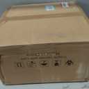RetroAudio Vinyl Record Player Turntable, 4 Speakers and Amber Lights