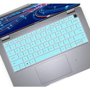 Keyboard Cover Skin for 14" Dell Latitude 3450 3440 5420 5430 5431 5440 5450 7420 7430 7440 7450 7410, Latitude 7520 15.6, 15.6" Dell Latitude 9000 9420 9430 9510 9520 Keyboard Protective Skin -Mint