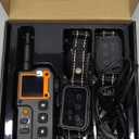 AI Dog Shock Collar 2 Dogs (10-120Lbs) - 3300FT Dog Training Collar with Remote, IPX7 Waterproof Collar with Beep, Vibration, Safe Shock for Large Medium Small Dogs, Keypad Lock and Flashing Light (Black)