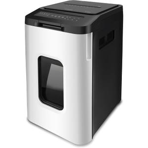 Aurora Commercial Grade 400-Sheet Auto Feed High-Security Micro-Cut Paper Shredder/ 240 Minutes/Security Level P-5
