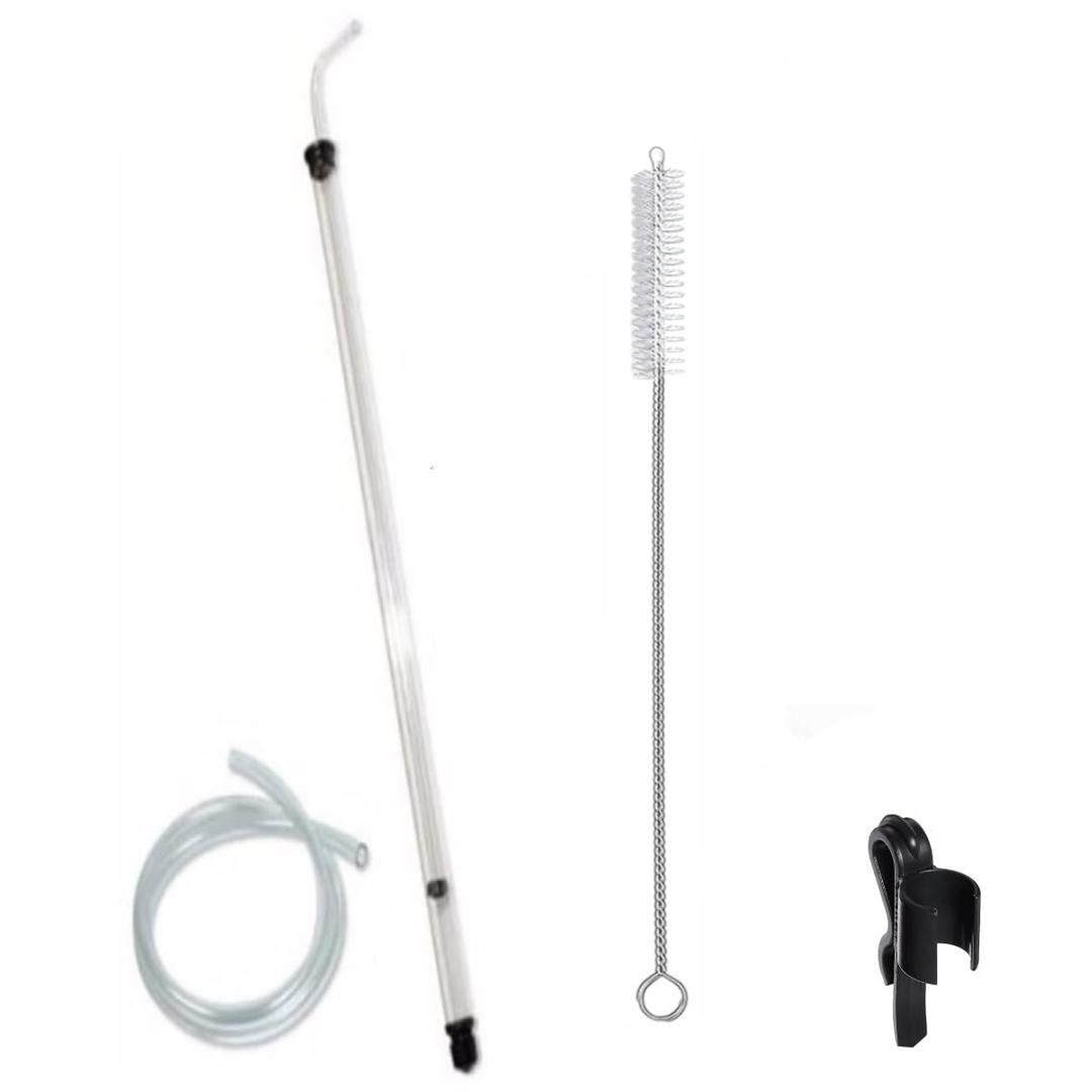 Fermtech Regular 24" Long Auto Siphon with 8 feet of Tubing & Clamp Include 30" Brush