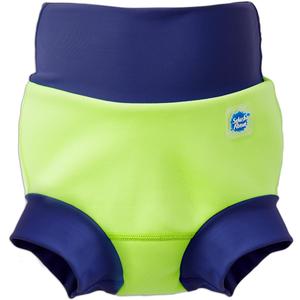 Splash About Happy Nappy Swim Diaper, Lime/Navy, 2-3 Years