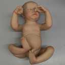 23inch 11.5Lbs Platinum Liquid Reborn Baby Dolls Silicone Full Body 3D Painted Blood Vessels Visible Veins on Skin, Soft Touch Silicone Weighted Silicone Realistic Newborn Baby Doll Girl