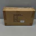 EsLuker.ly Rotating Earring Display Holder Stand for Vendors Events Selling, Large Capacity 64 Hooks Jewelry Rack with Wooden Base for Earring Card Sales, Enhances Retail Display Visibility (Brown+Black)