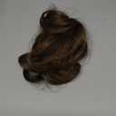 Claw Clip Short Ponytail Messy Bun Hair Piece Bendable Hair Branch Extensions Fluffy Wavy Curly Synthetic Versatile Coffee Brown Hairpieces