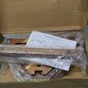 Corner Shower Stool, Shower Foot Rest for Shaving Legs, Small Shower Acacia Wood Waterproof Shower Bench for Inside Shower Spaces (Corner Stool 03)