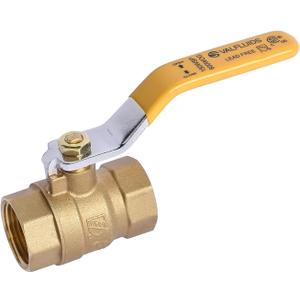 Full Port Forged LF Brass Ball Valve With Female Thread NPT Connector150 PSI WSP / 600 PSI WOG. (1 Inch)