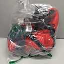 10L0L Golf Cart Seat Covers Kit - Universal Fit for EZGO TXT/RXV Front Seats | Breathable Mesh Fabric | Easy Installation | Red & Black (No Staples Required)​​