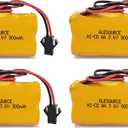 3.6V 900mAh Ni-Cd Exit Sign Emergency Light Battery Compatible for Lithonia ELB-B001 Lithonia EU2 LED Interstate ANIC1566 Unitech 0253799 Exit Light/Fire Exit Sign (4 Pack)