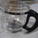12-Cup Glass Replacement Carafe for Mr. Coffee Model #SK12, SK13, EHX23, JWX31, SJX23, SJX39 (Black, Replaces PLD12-RB)
