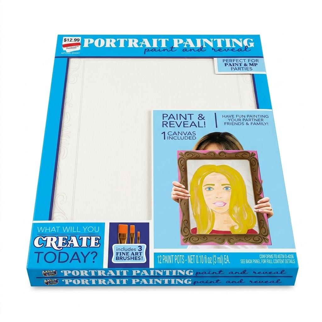 Portrait Painting, ages 4+ (2pcs)