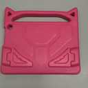 Fire HD 10 Tablet Case for Kids,Amazon Fire Tablet 10 Case(13th/11th Generation, 2023/2021 Release),SHREBORN Lightweight Shockproof Covers with Handle Stand,Also for 10in Sony Nokia,Pink (Rose)