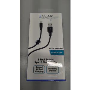 ZGear 6 Foot Braided Sync & Charge Cable