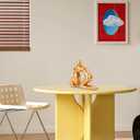 Dog Dad Gifts for Men, Cute Figurines Statue,Unique Mini Shelf Decor for The Home,Room,Bathroom,Office,Lovely Decorations for Dogs Lover (Gold)