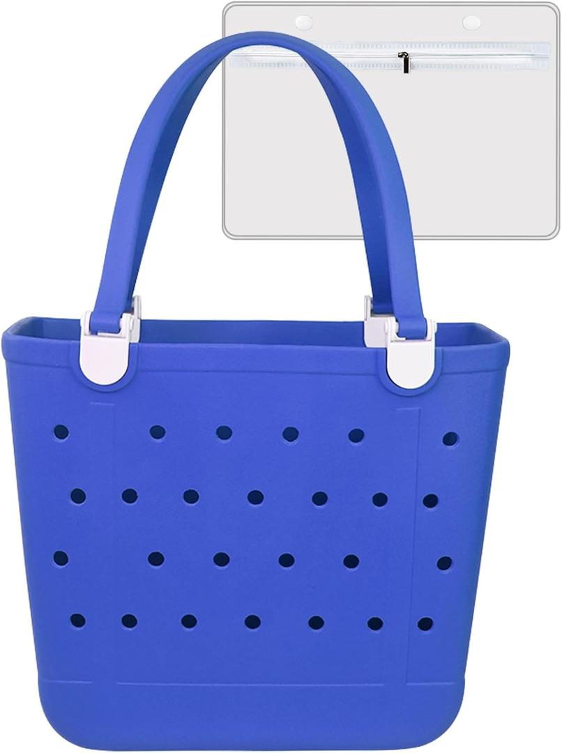 Beach Tote Bag, Original Large Rubber Beach Bag for Women, Pool Bag