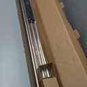 Ivilon Window Curtain Rod End Cap - 1 inch Pole. 120 to 240 Inch. Warm Gold