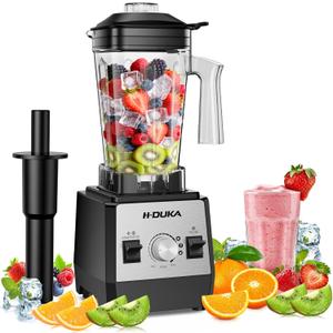 Smoothie Blender, 1400 Watt Powerful Blender for Smoothies, 64oz Capacity Countertop Blenders for Kitchen with BPA Free Container, Ice Crushing, Frozen Drinks, Puree, Protein Shakes
