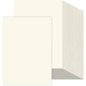 200 Sheets Ivory Printer Paper 8.5x11, 32 lb/120 gsm Stationery Paper, Cream Cardstock Paper Sheets for Printing, Copy, Crafts, Letters, Invitations, Laser & Inkjet Printer Compatible