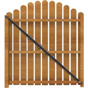 10' Telescopic Gate Brace,Extends from 64 to 120 Inches Adjustable Steel Anti Sag Gate Kit for Outdoor Yard Wooden Fence Gates
