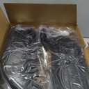 Low Freeboard Boat Fenders, 5" x 16" Boat Bumpers for Docking, Portable Bass Boat Fenders Bumpers for Ski Boat, Bass Boat and Bay Boat, Protect Top Gunwale and Side, Heavy-Duty Vinyl (Black)