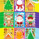 Benresive Party Favors for Kids 3-5 4-8, Face Stickers Crafts Activities for Toddlers 1-3 2-4 3-5, Make Your Own Face for Toddlers, Party Games for Kids - Christmas