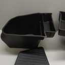 New 2025 2026 Model Y Juniper Rear Trunk Storage Bins with Lids 2PCS Refresh Model Y Rear Trunk Storage Box TPE Waterproof Trunk Organizer for Model Y Juniper Interior Accessories