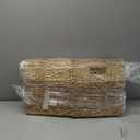 Set of 4 Water Hyacinth Storage Baskets, Hyacinth Cube Storage Basket, Woven Baskets for Shelves (12x12)