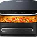 EDENPEER 6 Quart Large Air Fryer, Top & Bottom Dual Heat for No Flipping