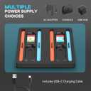 MOOGOLE 4 in 1 Charging Dock Compatible with Nintendo Switch 2 Joycon Controller