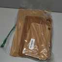 Bamboo Cutting Board for Kitchen, 3-Piece Set with Juice Grooves, Side Handles & Non-Slip Mats – Durable Bamboo Chopping Board for Meat, Vegetables and Fruits