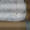 Ultra Soft Faux Fur Bubble Blanket King Size,White,108"x90", 90x108