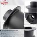 3.5" Front Leveling Kit Compatible with 2005-2024 Ford F250 F350 Super Duty 4WD, 3.5 inch High-Strength Steel Coil Spring Lift Spacers with Shock Mount Extenders & Sound Isolator