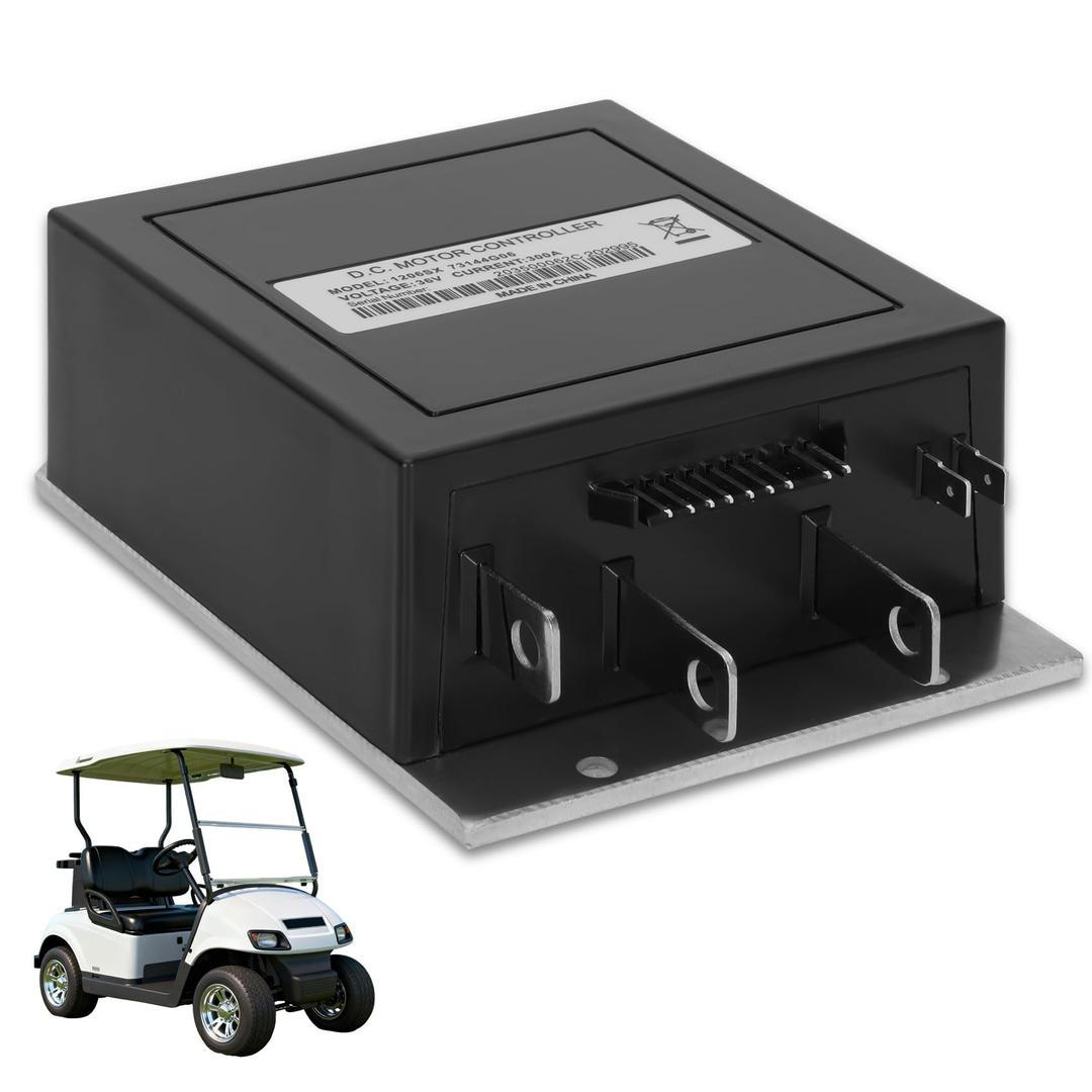 36V 300A 9-Pin Golf Cart Controller - 1206SX 73144G06 for EZGO TXT/Medalist Golf Carts (1994-2000) Compatible with Drive Control System(DCS) Replaces 73144G01 73144G02 73144G03 73144G04 73144G05