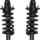 Autoround 181380L 181380R Rear Complete Shock Absorber Compatible with Honda CR-V 2002 2003 2004 2005 2006, Left & Right Struts with Coil Spring Assembly
