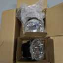 Fog Lights Assembly for 2001 2002 2003 Dodge Durango Replacement Fog Lamps Kit for 2001 2002 2003 2004 Dodge Dakota with 881 12V 27W Halogen Bulb Clear Lens