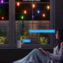 XMCOSY+ Smart Outdoor String Lights, 123Ft Patio Lights Waterproof, App Control, Compatible with Alexa, RGBCWIC Color Changing LED String Light for Outside (Black)