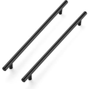 Ravinte 10 Inch Cabinet Handles Matte Black Stainless Steel Kitchen Cupboard Hardware Cabinet Handles 12-1/2"Length,10" Hole Center 18 Pack