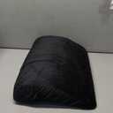 Lumbar Support Pillow for Recliner Chair and Couch, Memory Foam Back Cushion Ergonomic Large Back Support Pillow for Lower Back Pain Relief, with Soft Velvet (Black)