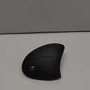 Bluetooth and 2.4G (2-in-1) Rechargeable Wireless Mouse, Ergonomic Vertical Design, 1000/1200/1600 DPI, 6 Silent Buttons, for Laptop, Computer, PC, MacBook, Chromebook-Black