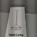 Modern Cordless Table Lamp Set of 2, Portable LED Desk Lamps, 5000mAh Rechargeable Battery Operated Lighting for Bedroom Dining Room Restaurant Coffee Shop Camping Night Light (Brown)