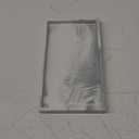 Bathroom Tray, Resin Countertop Vanity Tray Jewelry Storage Dresser Tray Kitchen Toilet Tank Tray Organizer for Candle Plant Perfume Shampoo Towel Home Decor, Medium, Gravel White (10" x 6.1" x 0.8")