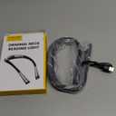 Glocusent Book Light, 3-Color & 6-Brightness Reading Light, Bendable Neck Light, 80-hr Lasting Rechargeable Book Light, Perfect Reading Lights for Books in Bed, Knitting, Repairing, Book Lovers Gifts (Standard-Medium, Gray)