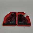 EFFICERE 30-Piece Premium Hex Key Allen Wrench Set, SAE and Metric Assortment, L Shape, Chrome Vanadium Steel, Precise and Chamfered Tips | SAE 0.028-3/8 inch, Metric 0.7-10 mm | In Storage Case