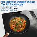 Souped Up Recipes 10 Inch Carbon Steel Wok For Electric, Induction and Gas Stoves (Lid and User Guide Video Included)