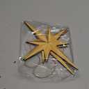 2 Pcs Christmas Bethlehem Star Hanging Sign Wooden Christmas Welcome Decor Bethlehem Star Door Sign Wall Plaque Xmas Decoration for Fireplace Home Indoor Outdoor Decor