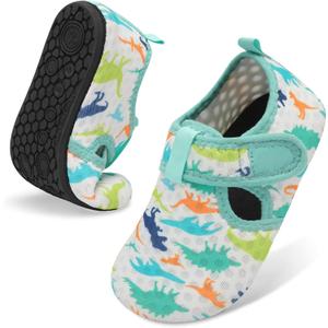 LeIsfIt Kids Water Shoes Girls Boys Quick Dry Aqua Socks Breathable Swim Shoes Non-Slip Barefoot Socks for Beach Surf