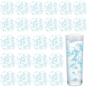 Tondiamo 24 Pcs Artificial Pearl String for Floating Candle Faux Pearls Beads String Garland Centerpiece Decoration for Vases Filler Wedding Spring Holiday Party Decor(Turquoise Blue)