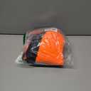 Reflective Safety Vest With Back Pocket, High Visibility Class 2 Heavy Duty Surveyor Vest with Zipper, ANSI/ISEA Standard, Construction Work Vest for Men & Women (Orange, 4XL)