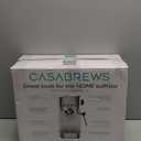 CASABREWS 3700 Essential Espresso Machine 20 Bar, Stainless Steel Cappuccino & Latte Machine with Steam Frother for Home, 43.9oz Water Tank, Coffee Gift for Women & Men, Silver